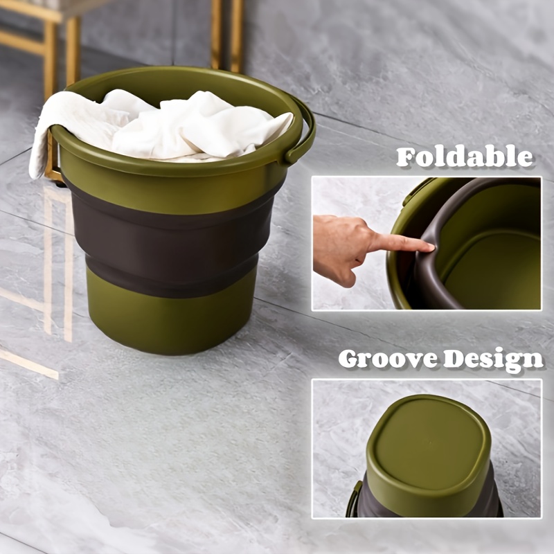 Water Bag Collapsible - 1 szt. 5L wielofunkcyjne składane wiadro