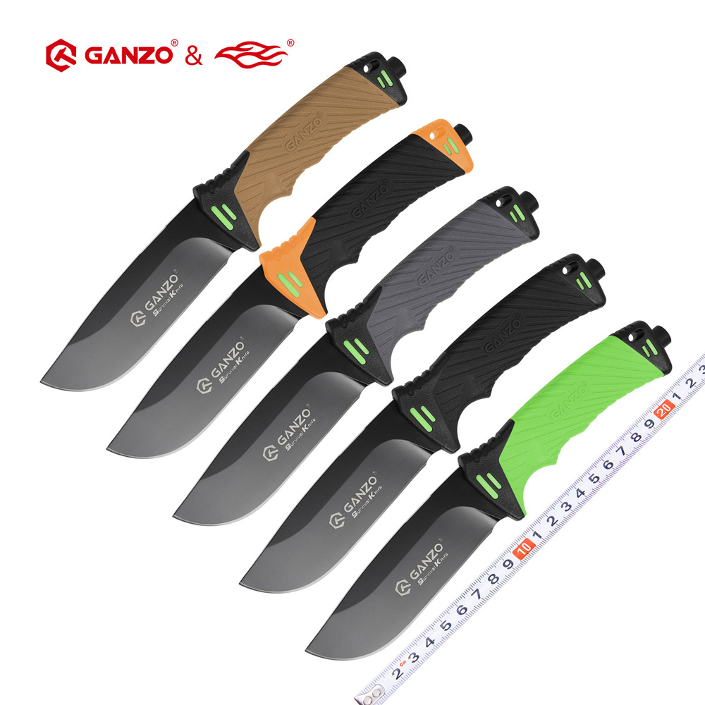 Nóż Ganzo G8012 58-60HRC, ostr – Bushcraft Knife Fixed recenzja i cena